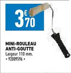 mini-rouleau anti-goutte