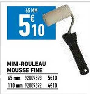 mini-rouleau mousse fine