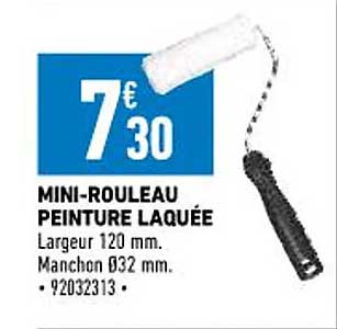 mini-rouleau peinture laquée