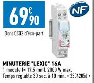 minuterie "lexic" 16A