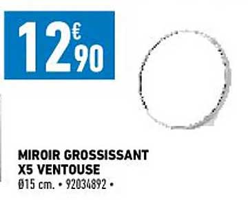 miroir grossissant x5 ventouse