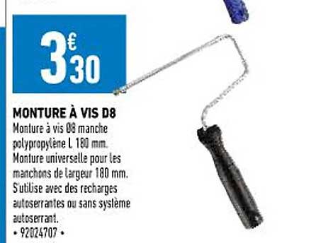 monture à vis d8