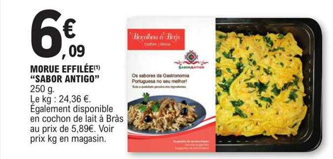 morue effilée "sabor antigo"
