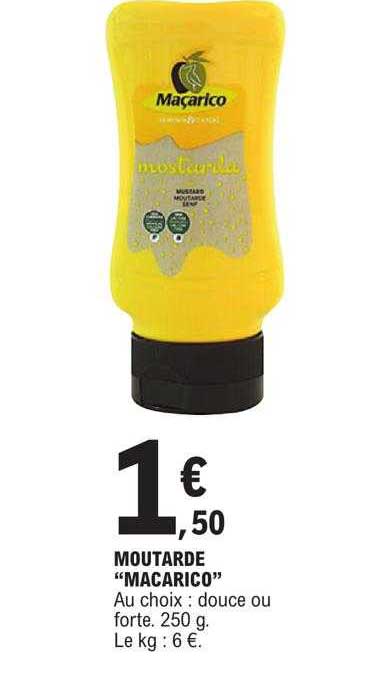 moutarde "macarico"