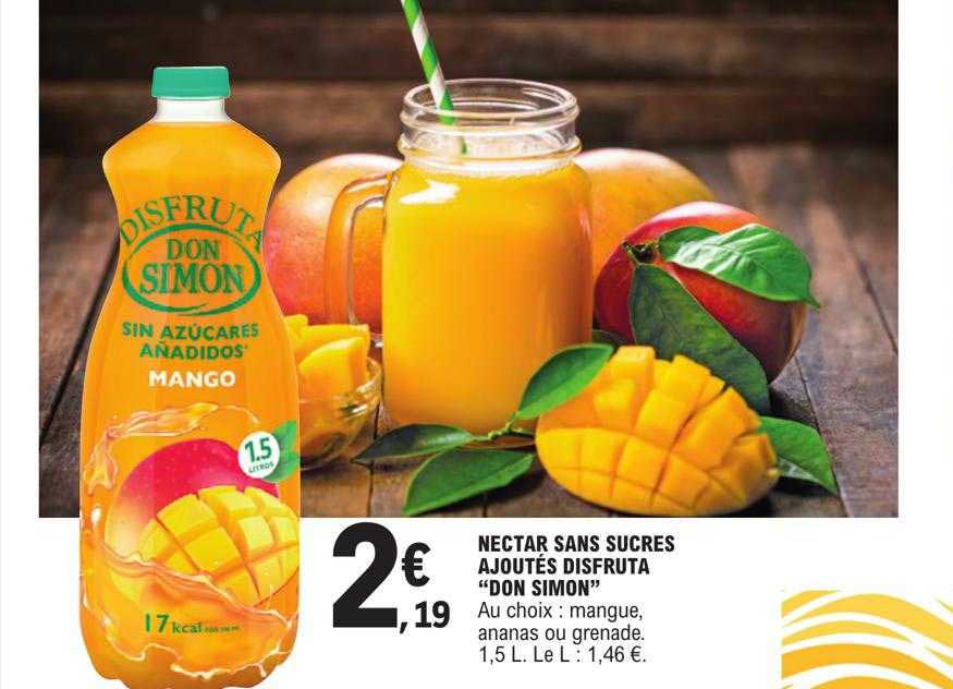 Nectar Sans Sucres Ajoutés Disfruta "don Simon"