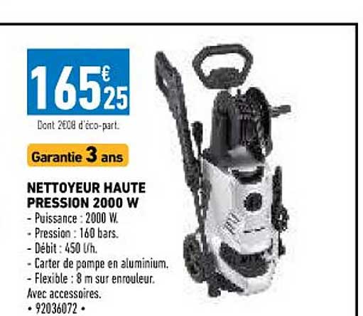 nettoyeur haute pression 2000w