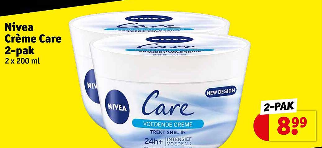nivea crème care 2-pak