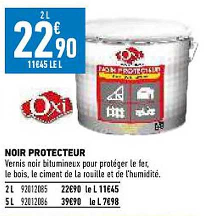 noir protecteur oxi
