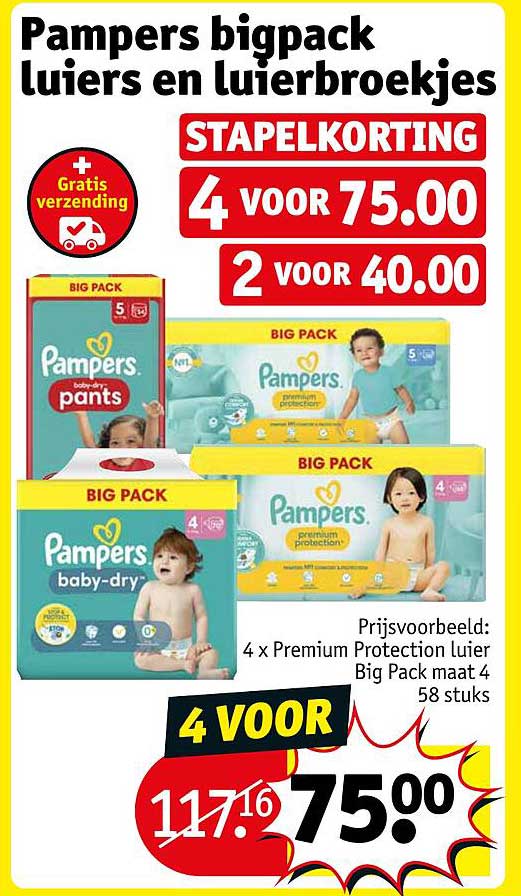 Pampers Bigpack Luiers En Luierbroekjes