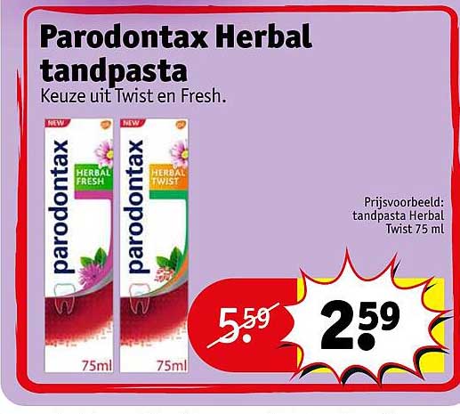 parodontax herbal tandpasta