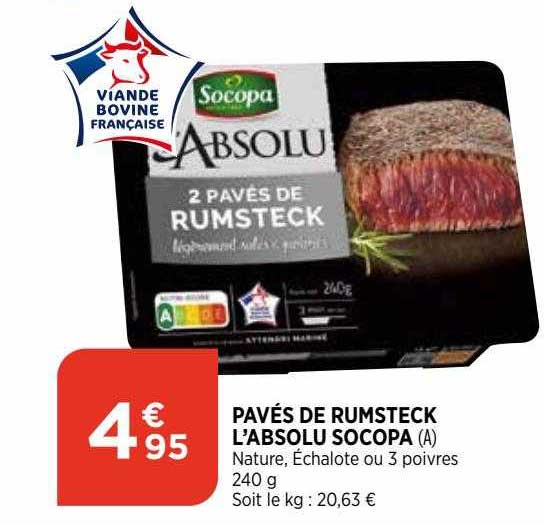 pavés de rumsteck l'absolu socopa