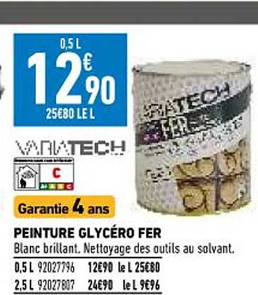 peinture glycéro fer variatech