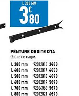 penture droite d14