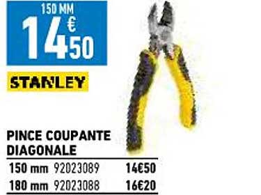 pince coupante diagonale stanley
