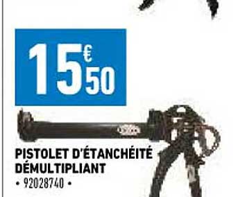 pistolet d'étanchéité démultipliant