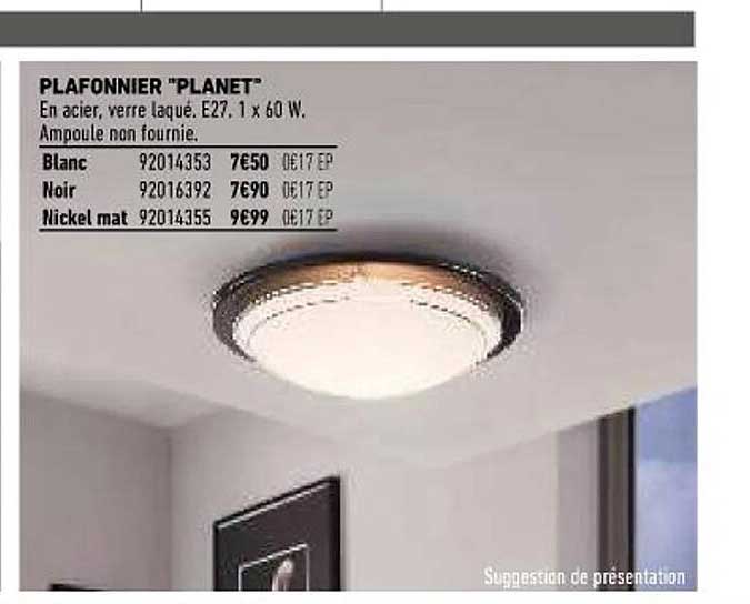 plafonnier "planet"
