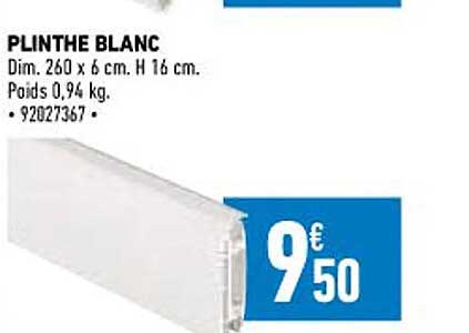 Plinthe Blanc