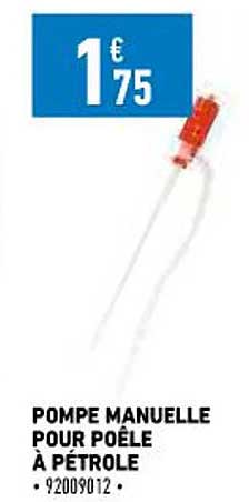 Pompe Manuelle Pour Poêle à Pétrole