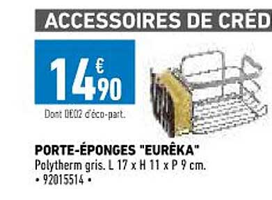 Porte-éponges "eurêka"
