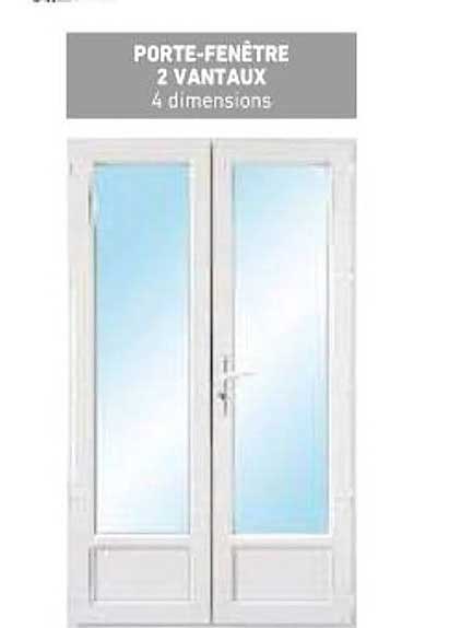porte-fenêtre 2 vantaux
