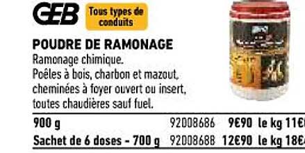 poudre de ramonage geb