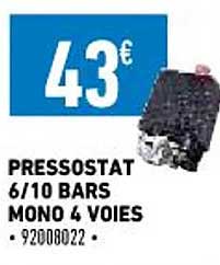 pressostat 6-10 bars mono 4 voies