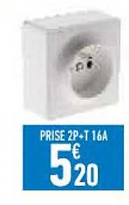 prise 2p+t 16A