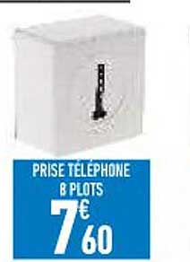 Prise Téléphone 8 Plots