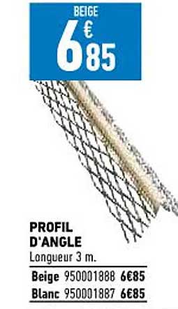 profil d'angle