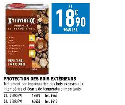 protection des bois extérieurs xyloyertdx