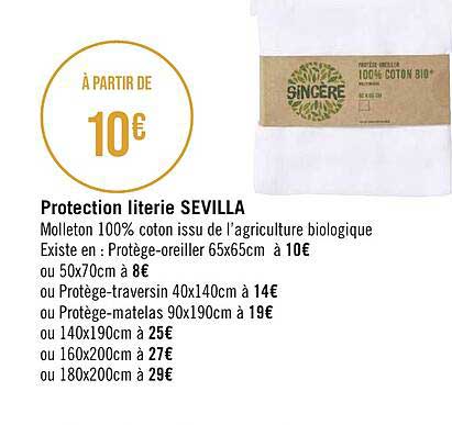 Protection Literie Sevilla