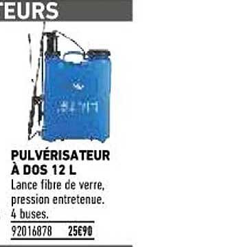 pulvérisateur à dos 12l