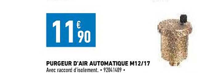 purgeur d'air automatique m12-17