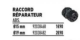 Raccord Réparateur