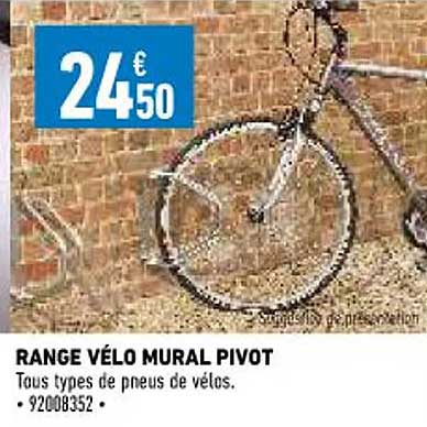 range vélo mural pivot