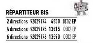 répartiteur bis