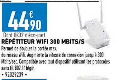 répétiteur wifi 300 mbits-s