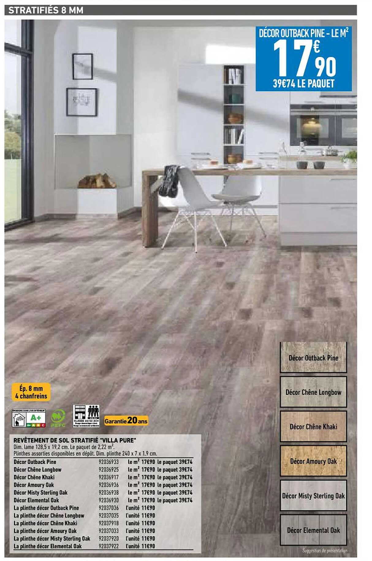 revêtement de sol "villa pure"