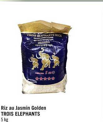 riz au jasmin golden trois elephants