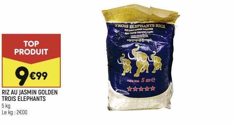 riz au jasmin golden trois éléphants