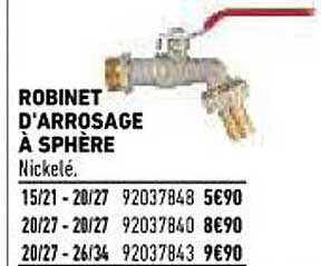 Robinet D'arrosage à Sphère