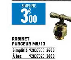 Robinet Purgeur M8-13