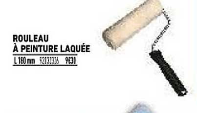 rouleau à peinture laquée
