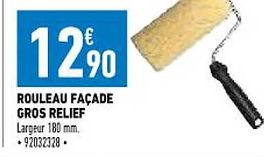 rouleau façade gros relief