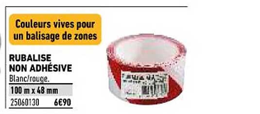 rubalise non adhésive