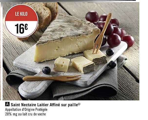 saint nectaire laitier affiné sur parille