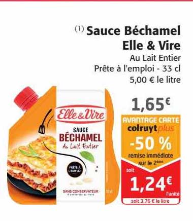 Sauce Béchamel Elle & Vire