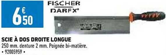 Scie à Dos Droite Longue Fischer Darex