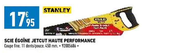 scie égoïne jetcut haute performance stanley