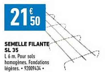 semelle filante sl 35